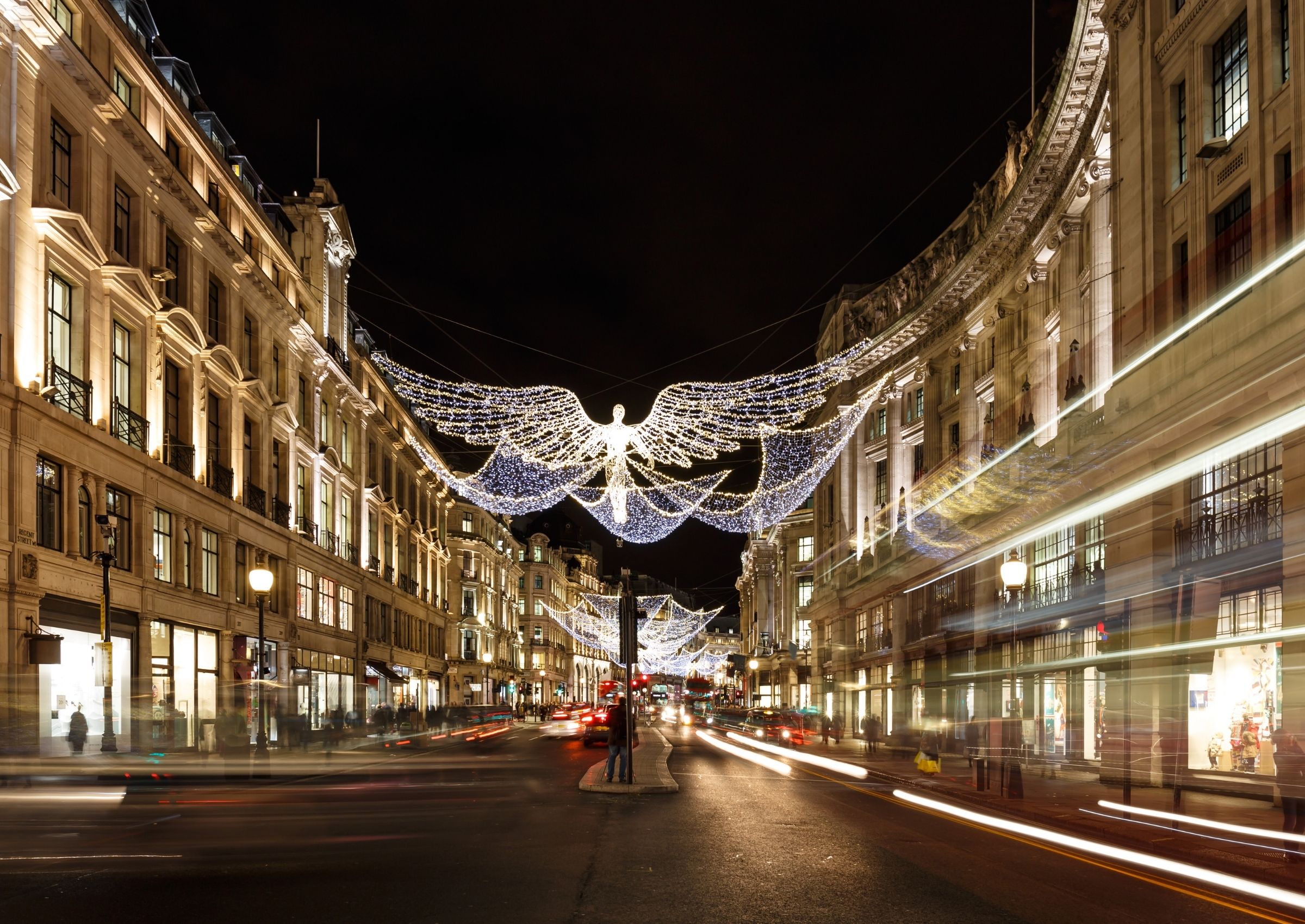 Regent Street Christmas London Angel Light