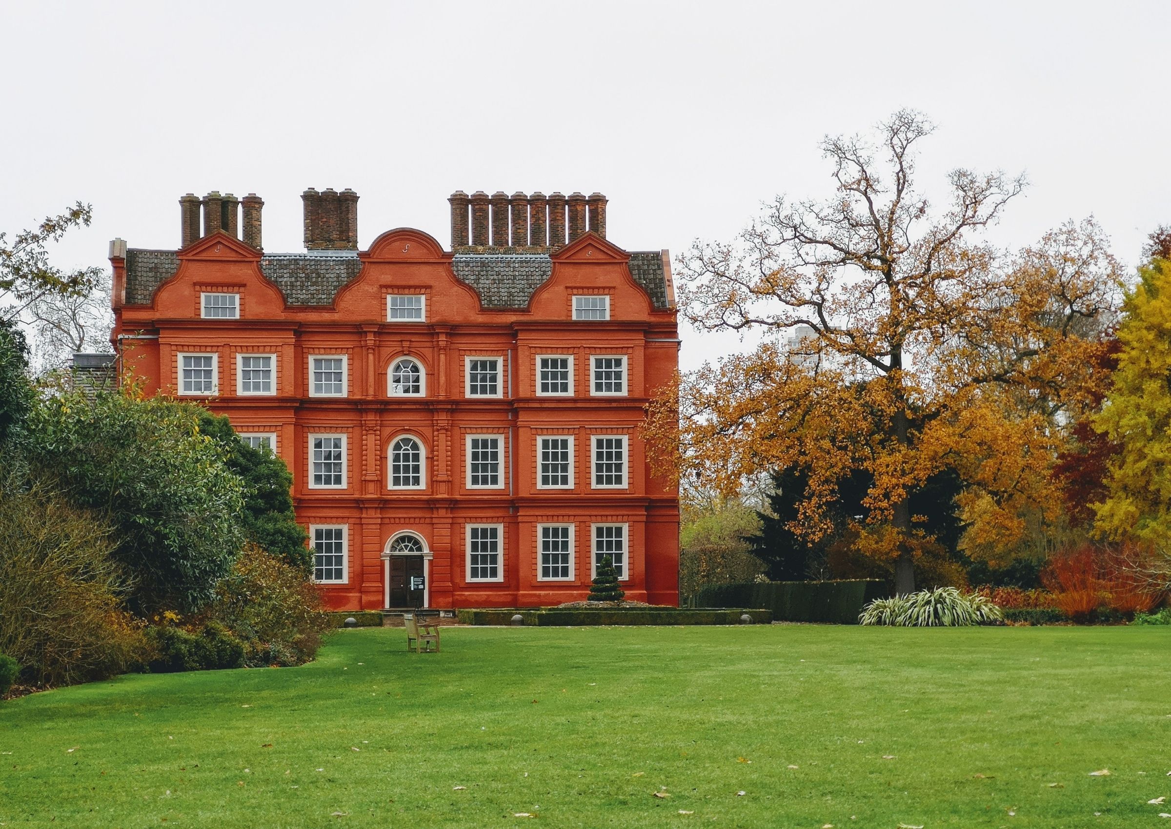 Kew Palace London Manor house in garden